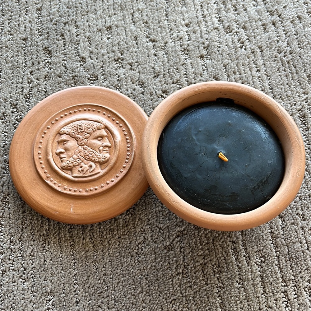 Extremely RARE Fendi Pottery Black Candle